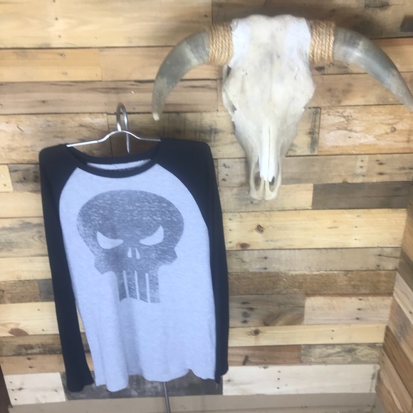 Marvel Other - Marvel Punisher Long Sleeve Graphic T-Shirt Size M